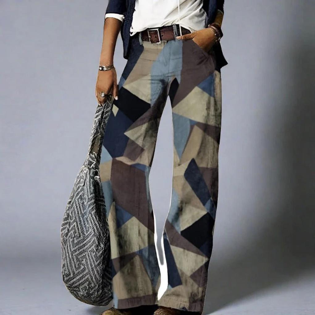 Women's Relaxed Fit Floral Print Jeans