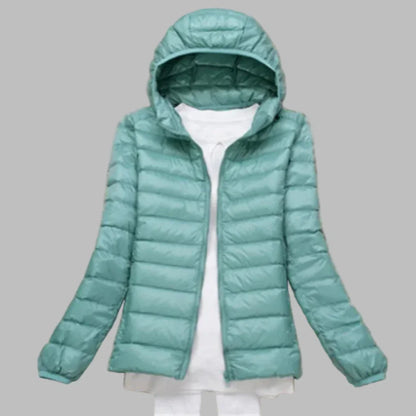 Women's Down Parka Coat Lightweight Packable Hooded
