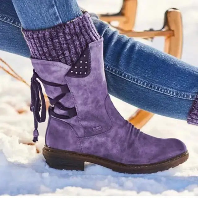 Women's Ankle Boots Lace Detail