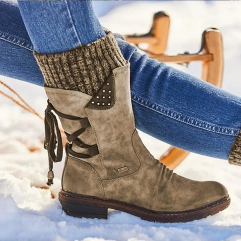 Women's Ankle Boots Lace Detail