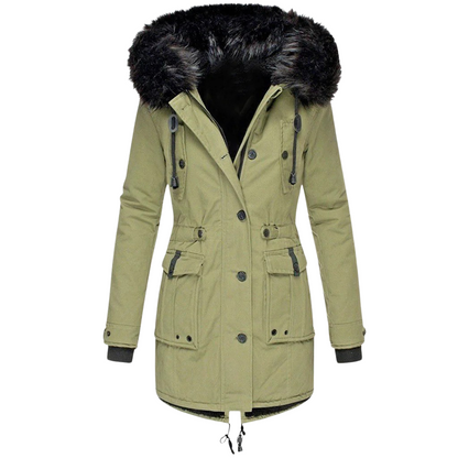 Women's Hooded Winter Coat Warm - Fashinoza