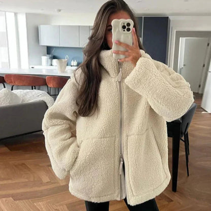 Women's Wool Jacket - Fashinoza