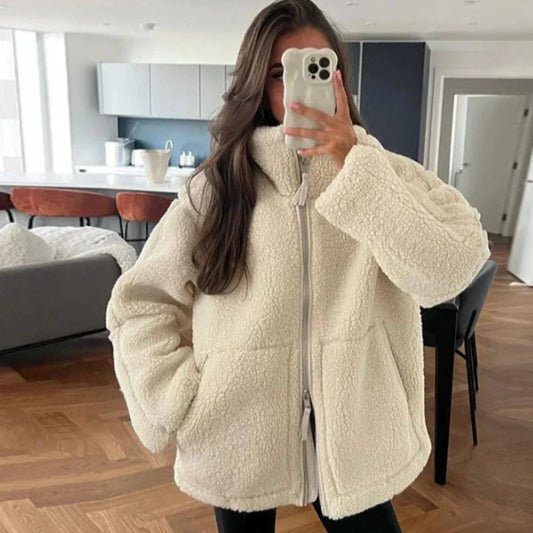 Women's Wool Jacket - Fashinoza