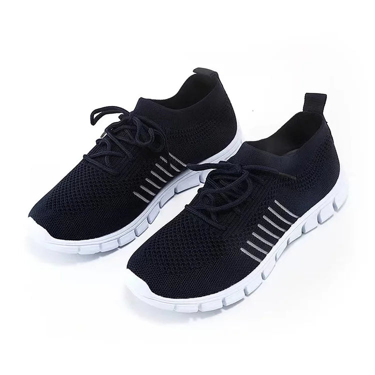 Orthopedic Mesh Walking Shoes Womens Breathable Slip On Lightweight Sneakers