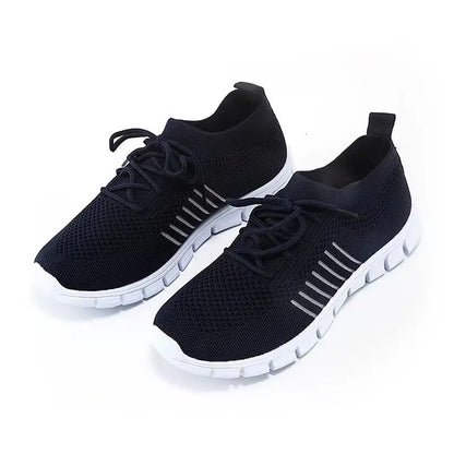 Orthopedic Mesh Walking Shoes Womens Breathable Slip On Lightweight Sneakers