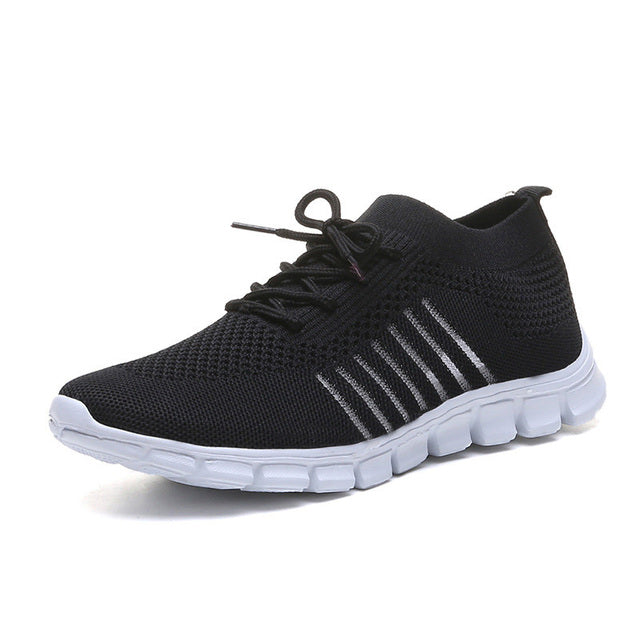 Orthopedic Mesh Walking Shoes Womens Breathable Slip On Lightweight Sneakers