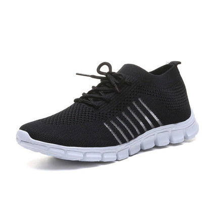 Orthopedic Mesh Walking Shoes Womens Breathable Slip On Lightweight Sneakers