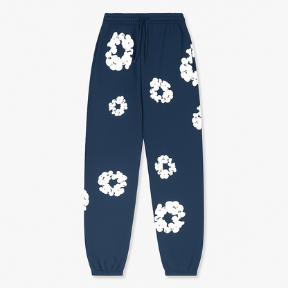 Women's Autumn Floral Tracksuit Set Pants Sweatshirt