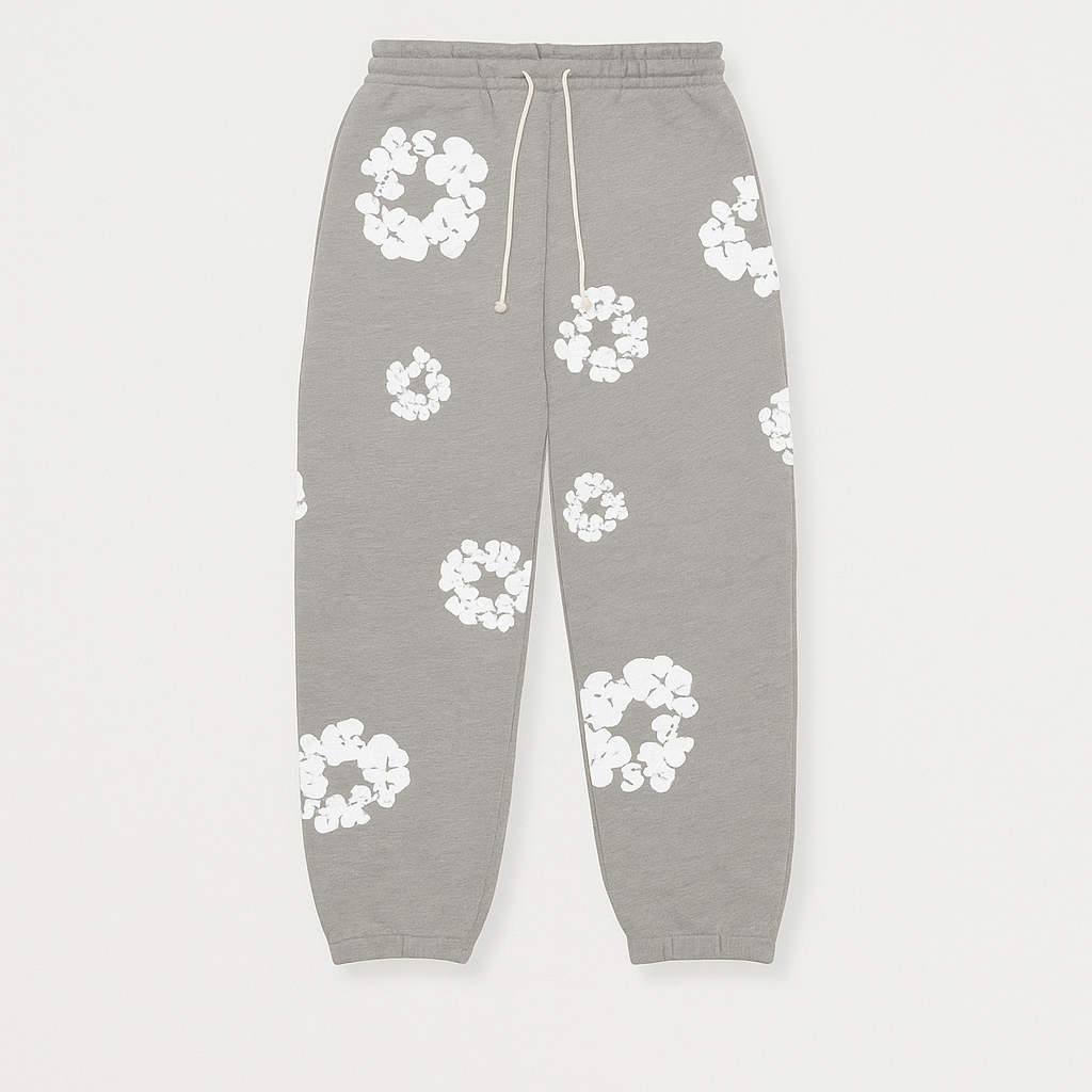 Women's Autumn Floral Tracksuit Set Pants Sweatshirt