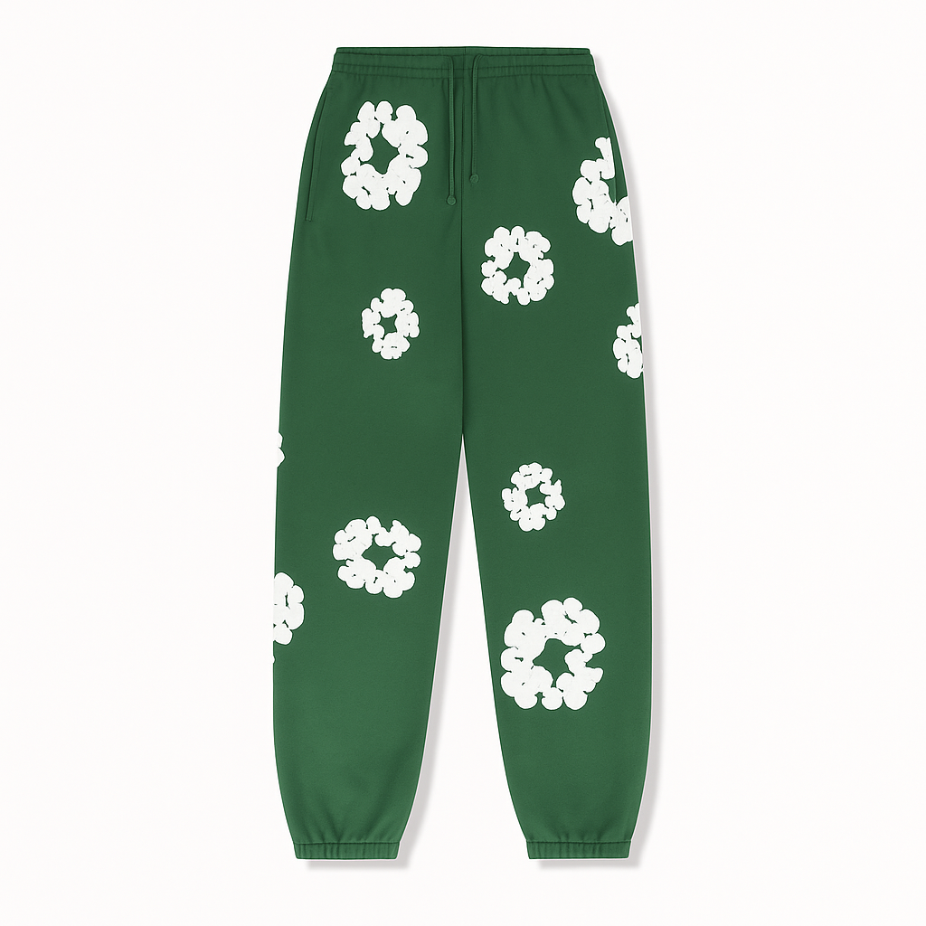 Women's Autumn Floral Tracksuit Set Pants Sweatshirt