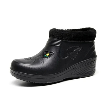 Women's Waterproof Ankle Boots Insulated Black - 
Fashinoza