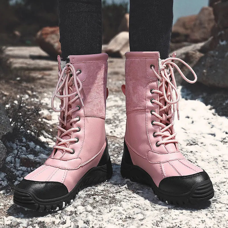 Women's Waterproof Fleece Boots - 
Fashinoza