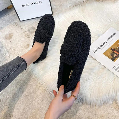 Women's Waterproof Slip-On Loafers Comfortable - 
Fashinoza