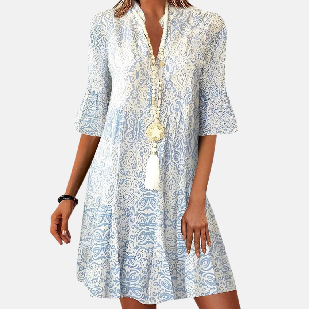 Women's Short Elegant Dress - Fashinoza