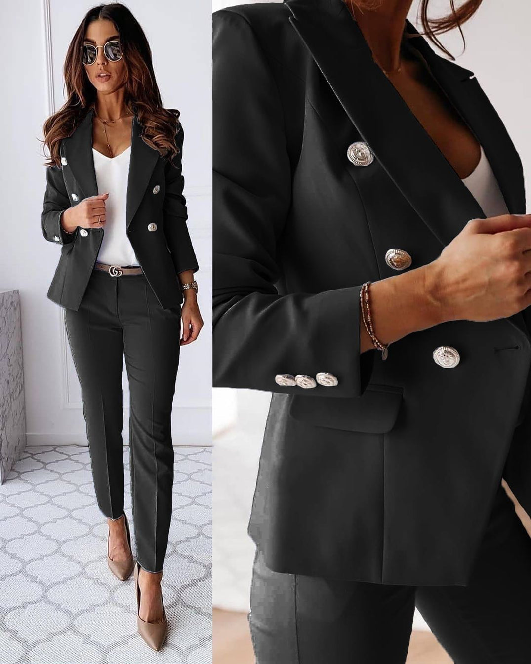 Vivian Women's Jumpsuit Pantsuit - 
Fashinoza