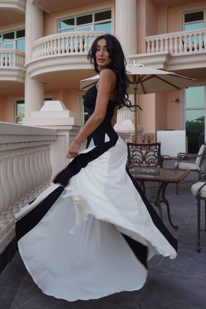 Women's Lace Maxi Wedding Guest Dress