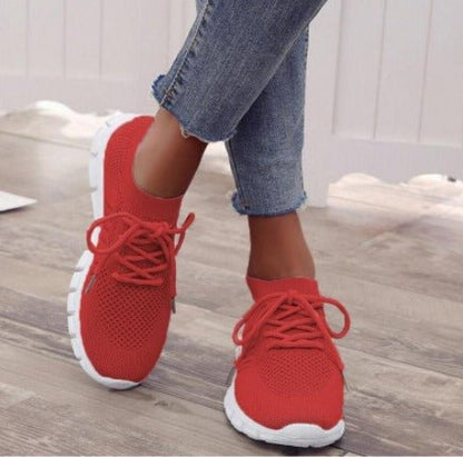 Women's Lightweight Running Sneakers Lace-Up Sneakers