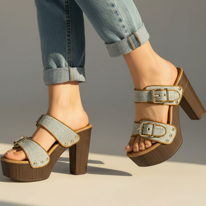 Larissa Women's High Heels Comfortable Buckle