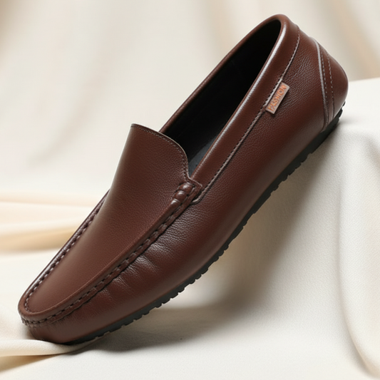 Monatro Men's Leather Loafers Comfortable - 
Fashinoza