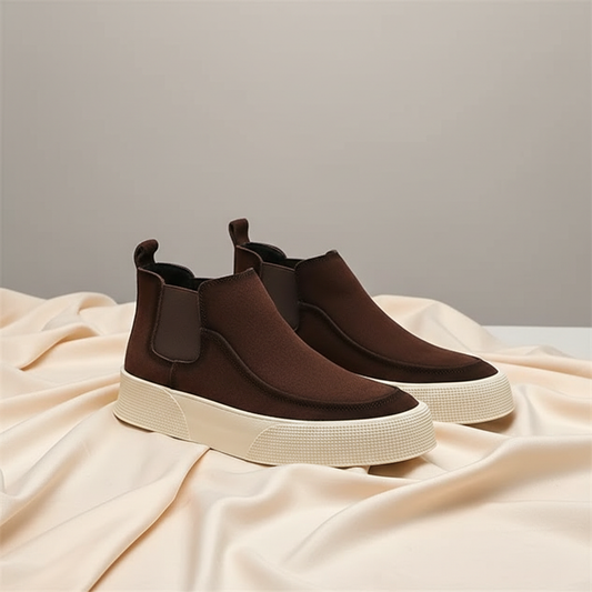 Matteo Men's Suede Chelsea Boot - 
Fashinoza