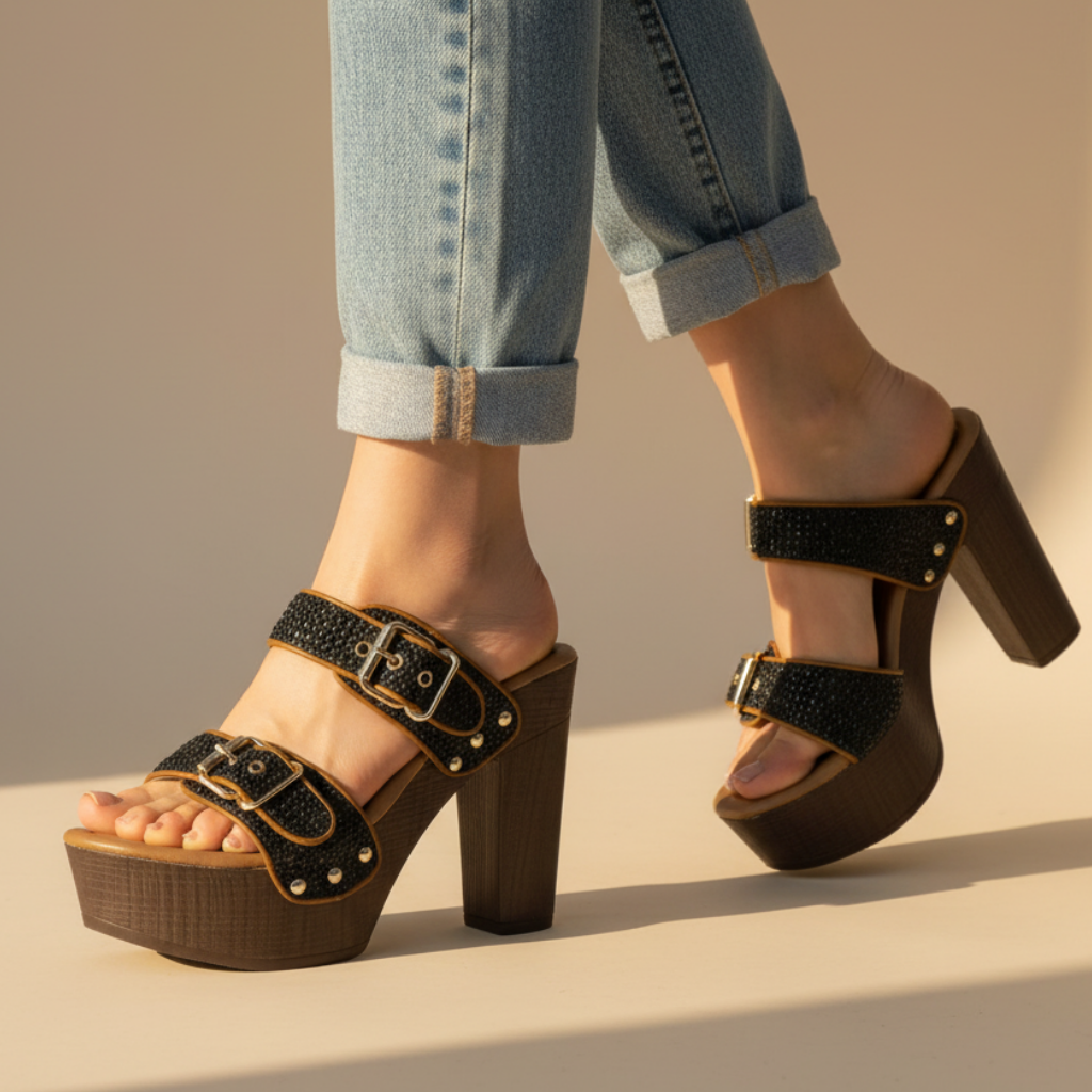 Larissa Women's High Heels Comfortable Buckle
