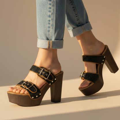 Larissa Women's High Heels Comfortable Buckle