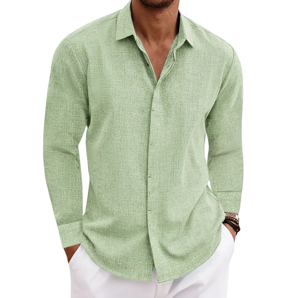 Men's Collared Full Sleeve Shirt - 
Fashinoza