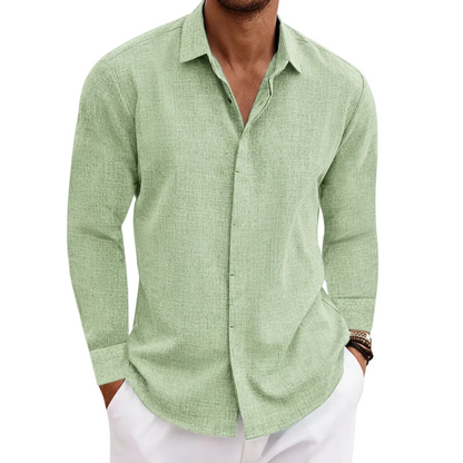 Men's Collared Full Sleeve Shirt - 
Fashinoza