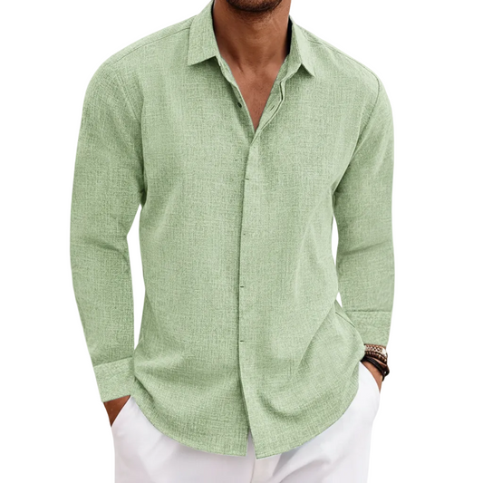 Men's Collared Full Sleeve Shirt - 
Fashinoza