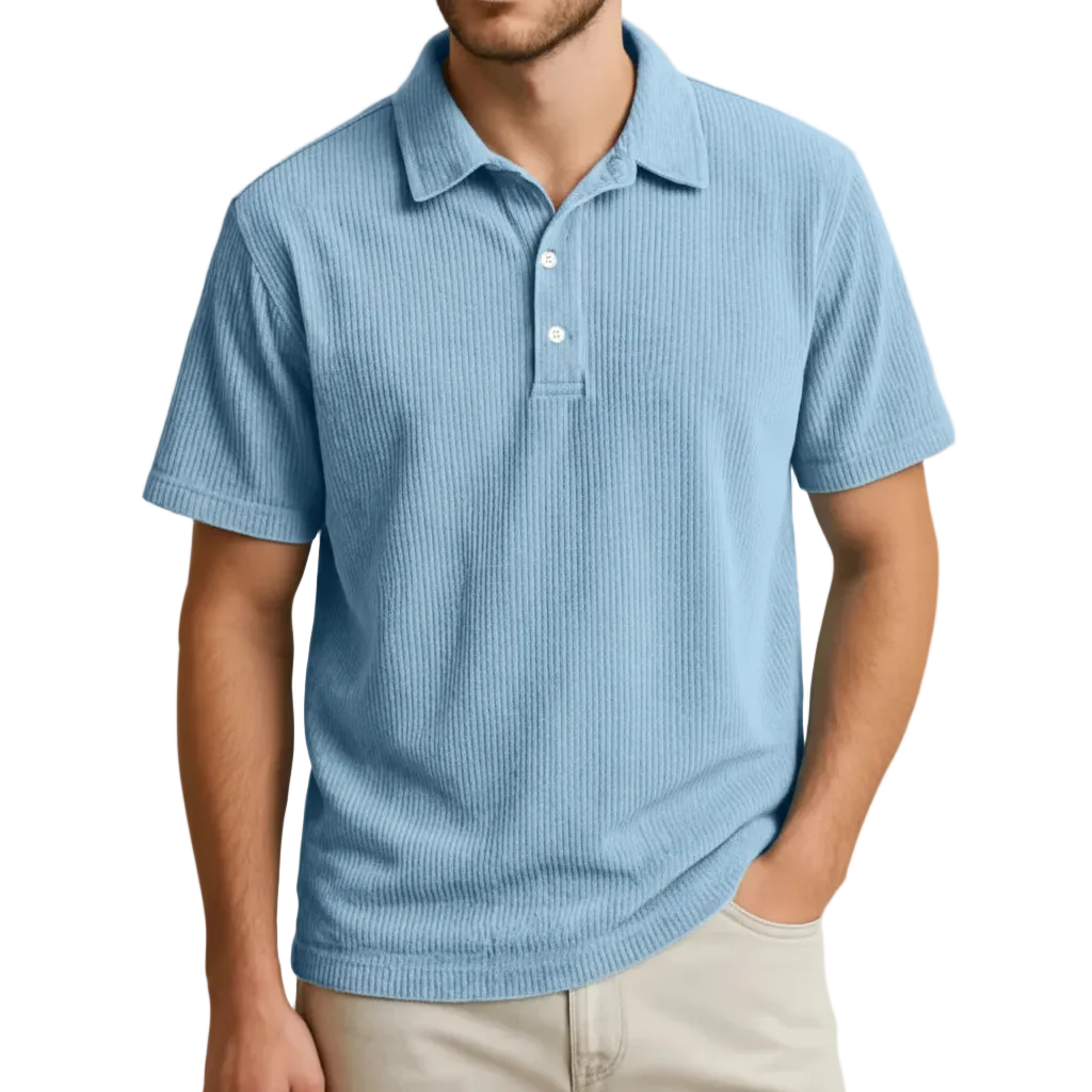 Men's Polo Shirt Short Sleeve Cotton - 
Fashinoza