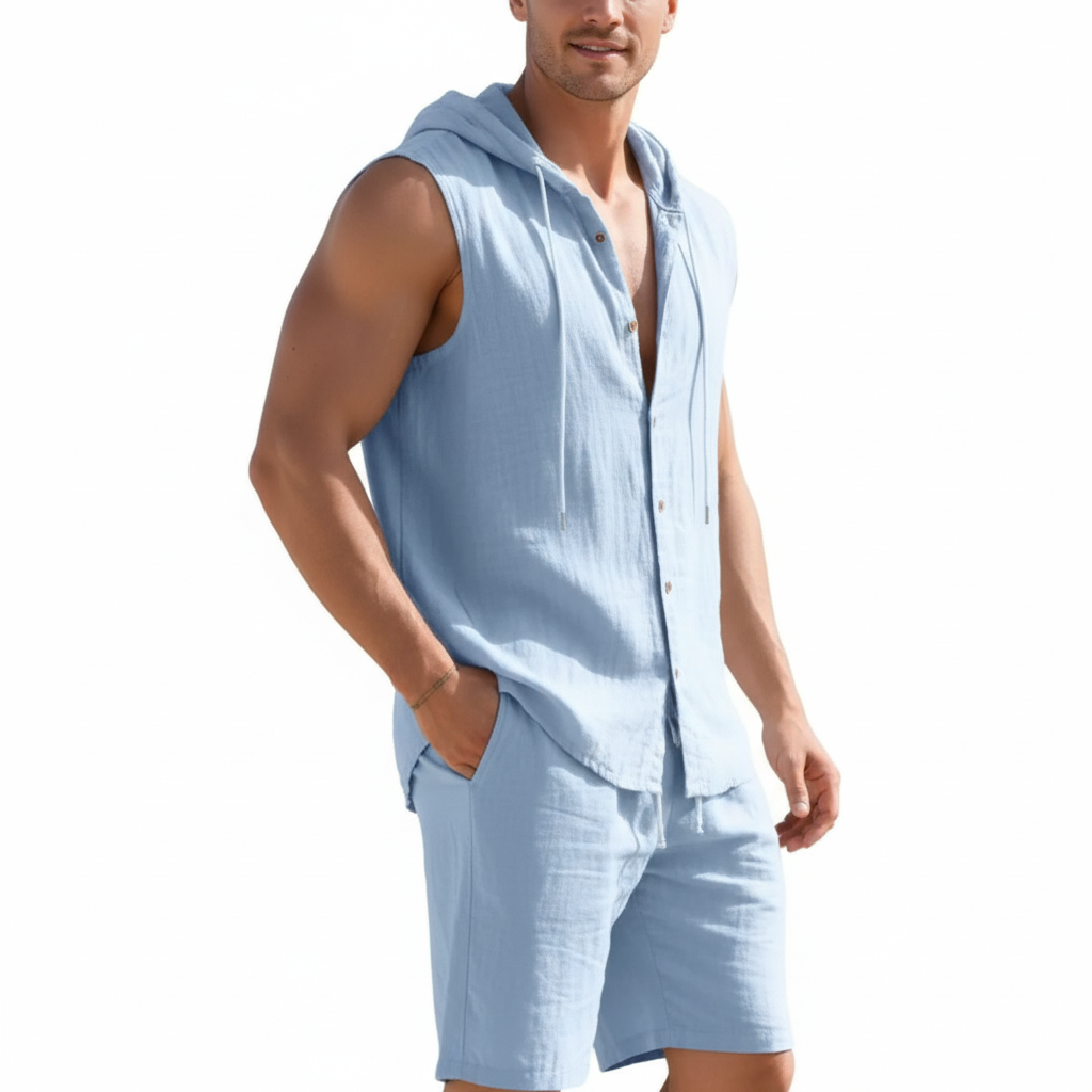 Hensen Women's Linen Match Set