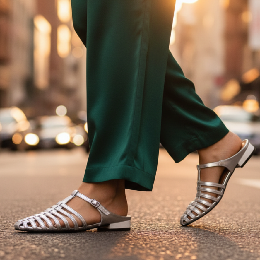 Women's Buckle Flat Shoes