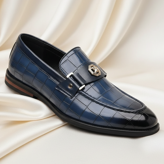 Luciano Men's Leather Loafers - 
Fashinoza