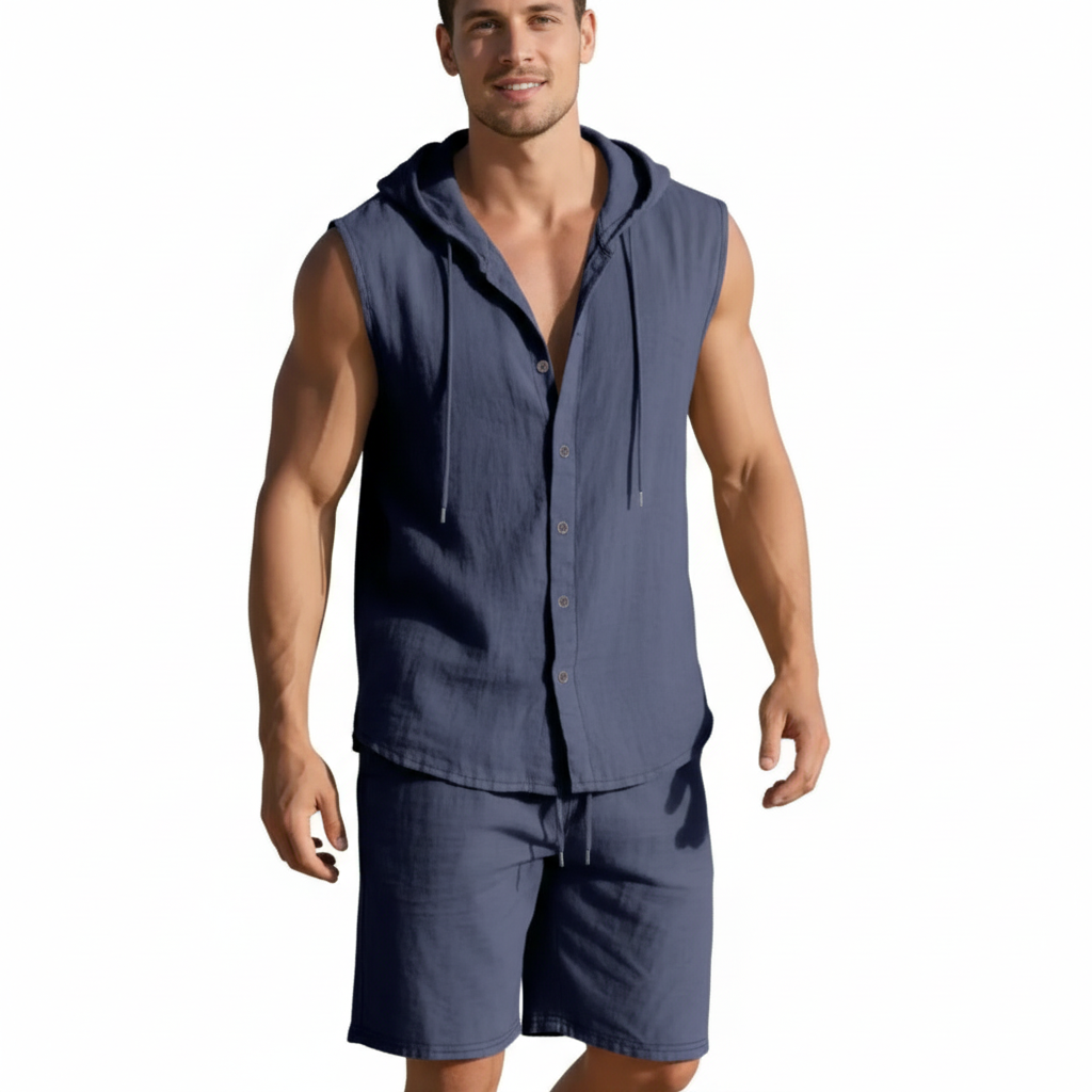 Hensen Women's Linen Match Set - 
Fashinoza