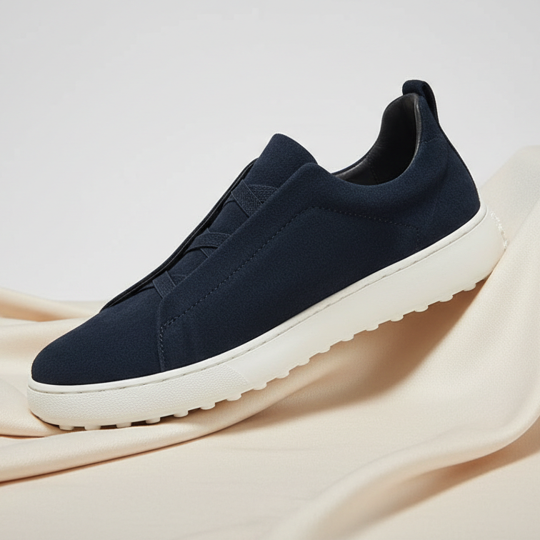 Lusano Men's Suede Sneakers - 
Fashinoza