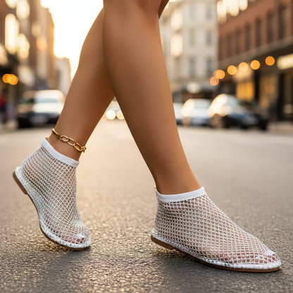 Women's Rhinestone Midnight Flat Shoes