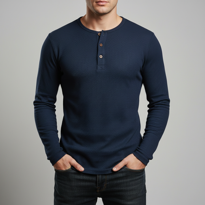 Lusso Men's Long Sleeve Dress Shirt - 
Fashinoza