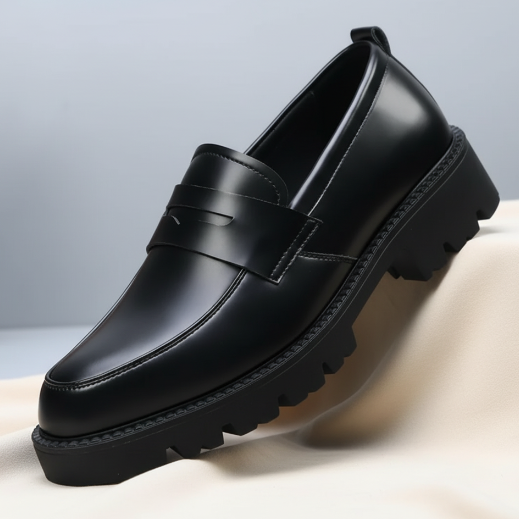 Men's Leather Dress Shoes Black
