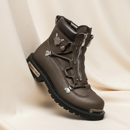 Men's Douglas Leather Ankle Boot - 
Fashinoza