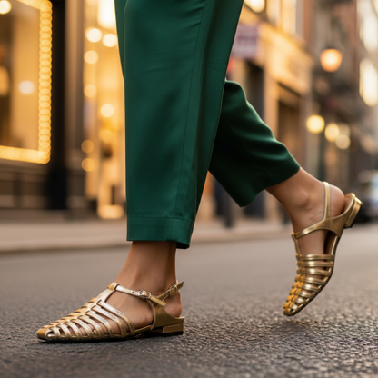 Women's Buckle Flat Shoes