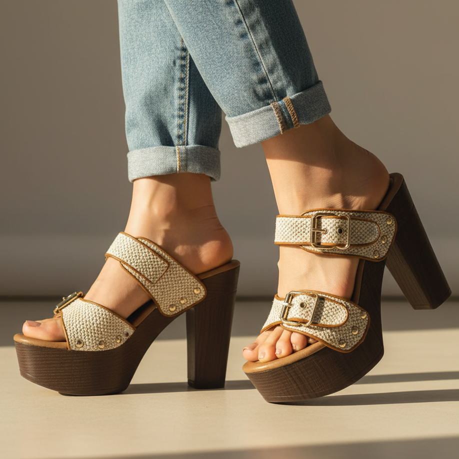 Larissa Women's High Heels Comfortable Buckle