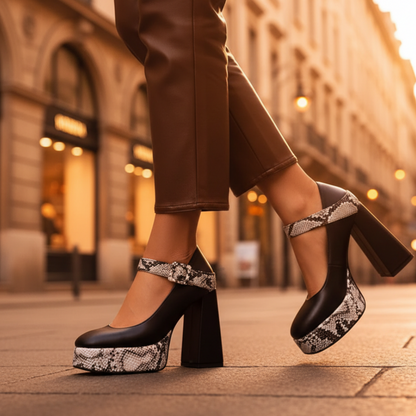 Women's Arden Venom Platform High Heels - 
Fashinoza