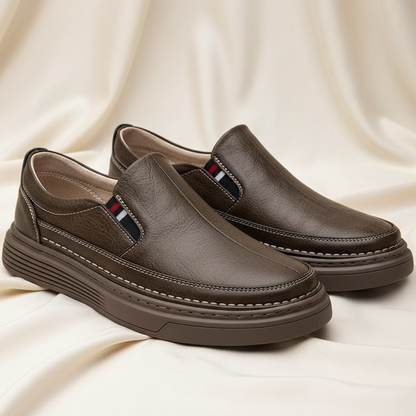 Vivana Men's Genuine Leather Loafers - 
Fashinoza