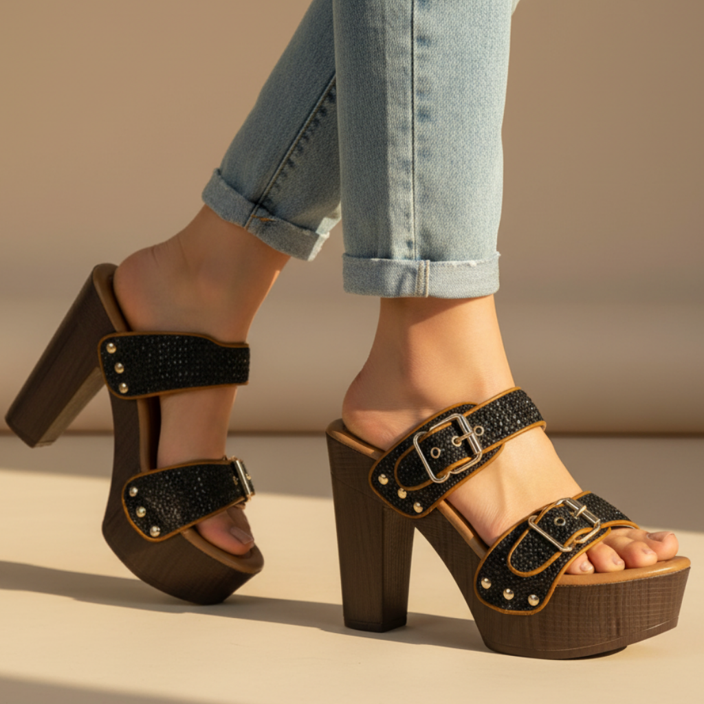 Larissa Women's High Heels Comfortable Buckle