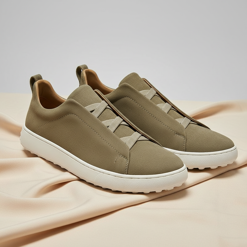 Lusano Men's Suede Sneakers