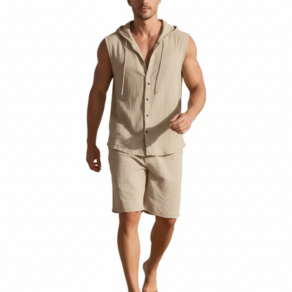 Hensen Women's Linen Pants Set
