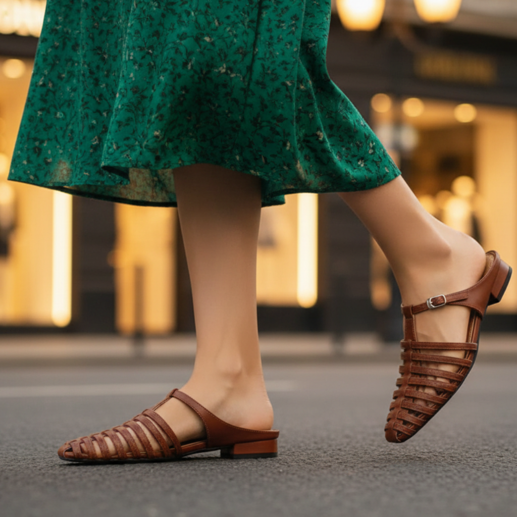 Women's Buckle Flat Shoes