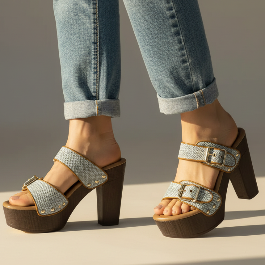 Larissa Women's High Heels Comfortable Buckle