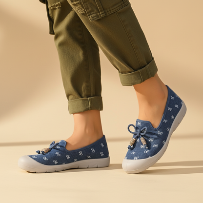 Women's Canvas Slip On Shoes - 
Fashinoza