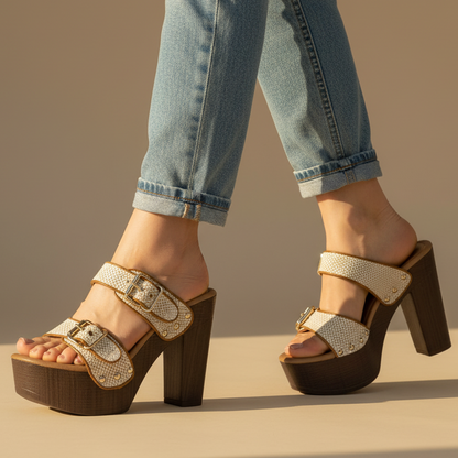 Larissa Women's High Heels Comfortable Buckle